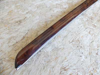 Mercedes Door Panel Wood Trim Strip w/ Light, Rear Left A2217303922 W221 07-09 S450 S500 S5502